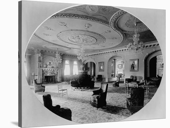 Interior of Ponce De Leon Hotel, (St. Augustine, Florida)-George Barker-Stretched Canvas