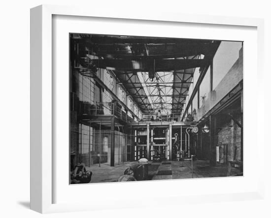 Interior of Power House, Victor Talking Machine Co, Camden, New Jersey, 1923-null-Framed Photographic Print