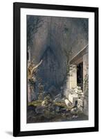 Interior of Principal Building at Kabah, from 'Views of Ancient Monuments in Central America,…-Frederick Catherwood-Framed Giclee Print