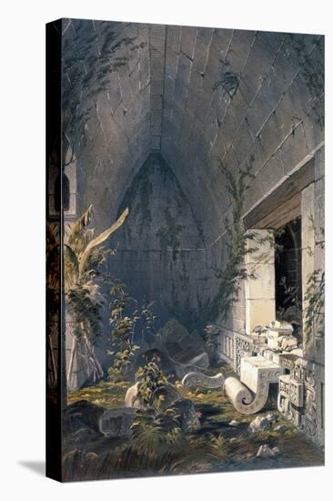 Interior of Principal Building at Kabah, from 'Views of Ancient Monuments in Central America,…-Frederick Catherwood-Stretched Canvas