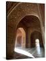 Interior of Red Sandstone Mosque at the Taj Mahal, Agra, Uttar Pradesh-Annie Owen-Stretched Canvas