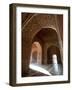 Interior of Red Sandstone Mosque at the Taj Mahal, Agra, Uttar Pradesh-Annie Owen-Framed Photographic Print
