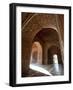 Interior of Red Sandstone Mosque at the Taj Mahal, Agra, Uttar Pradesh-Annie Owen-Framed Photographic Print