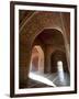 Interior of Red Sandstone Mosque at the Taj Mahal, Agra, Uttar Pradesh-Annie Owen-Framed Photographic Print