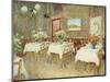 Interior of Restaurant, 1887-Vincent van Gogh-Mounted Giclee Print