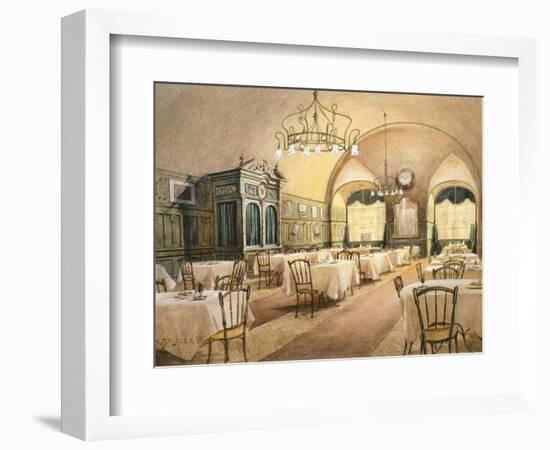 Interior of Restaurant in Vienna, 1911-Karen Armitage-Framed Giclee Print