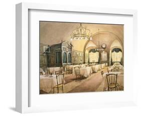 Interior of Restaurant in Vienna, 1911-Karen Armitage-Framed Giclee Print