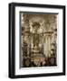 Interior of Roccoco Abbey Church, Linz, Austria-Adam Woolfitt-Framed Photographic Print