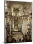 Interior of Roccoco Abbey Church, Linz, Austria-Adam Woolfitt-Mounted Photographic Print