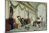 Interior of Roman Building with Figures, c.1880-Ettore Forti-Mounted Giclee Print