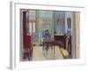 Interior of Room at 6 Cambrian Road, Richmond, 1914-Spencer Frederick Gore-Framed Giclee Print