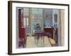 Interior of Room at 6 Cambrian Road, Richmond, 1914-Spencer Frederick Gore-Framed Giclee Print