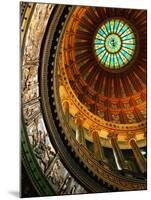 Interior of Rotunda of State Capitol Building, Springfield, United States of America-Richard Cummins-Mounted Premium Photographic Print