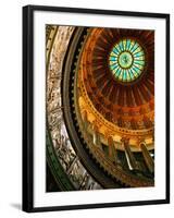 Interior of Rotunda of State Capitol Building, Springfield, United States of America-Richard Cummins-Framed Photographic Print