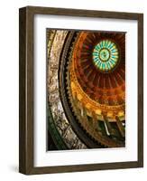 Interior of Rotunda of State Capitol Building, Springfield, United States of America-Richard Cummins-Framed Photographic Print