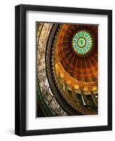 Interior of Rotunda of State Capitol Building, Springfield, United States of America-Richard Cummins-Framed Premium Photographic Print