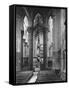 Interior of Rouen Cathedral, France, 1937-Martin Hurlimann-Framed Stretched Canvas