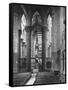 Interior of Rouen Cathedral, France, 1937-Martin Hurlimann-Framed Stretched Canvas