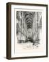 Interior of Rouen Cathedral-null-Framed Giclee Print