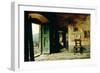 Interior of Rural Dwelling-Pietro Saltini-Framed Giclee Print