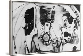 Interior of Russian Spacecraft-null-Framed Photographic Print