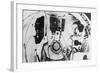 Interior of Russian Spacecraft-null-Framed Photographic Print