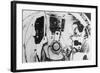 Interior of Russian Spacecraft-null-Framed Photographic Print