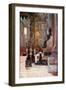 Interior of S Peter's, the Bronze Statue of S Peter-Alberto Pisa-Framed Giclee Print