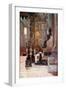 Interior of S Peter's, the Bronze Statue of S Peter-Alberto Pisa-Framed Giclee Print