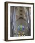 Interior of Sagrada Familia Temple, Barcelona, Catalunya, Spain, Europe-Rolf Richardson-Framed Photographic Print