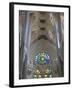 Interior of Sagrada Familia Temple, Barcelona, Catalunya, Spain, Europe-Rolf Richardson-Framed Photographic Print