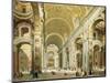 Interior of Saint Peter's Rome, Looking West Towards the Tomb of St. Peter-Giovanni Paolo Panini-Mounted Giclee Print