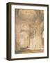 Interior of Salisbury Cathedral, C.1805-JMW Turner-Framed Giclee Print