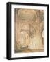 Interior of Salisbury Cathedral, C.1805-JMW Turner-Framed Giclee Print