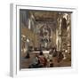 Interior of San Giovanni a Carbonara Church, 1867-Giacinto Gigante-Framed Giclee Print