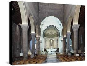 Interior of San Siro Co-Cathedral, Sanremo, Italy-null-Stretched Canvas