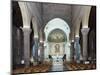 Interior of San Siro Co-Cathedral, Sanremo, Italy-null-Mounted Giclee Print
