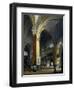 Interior of Sant'Eustorgio before Restoration in 1841-Federico Moja-Framed Giclee Print