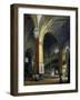 Interior of Sant'Eustorgio before Restoration in 1841-Federico Moja-Framed Giclee Print