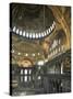 Interior of Santa Sofia (Hagia Sophia) (Aya Sofya), Unesco World Heritage Site, Istanbul, Turkey-Adam Woolfitt-Stretched Canvas