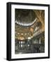 Interior of Santa Sofia (Hagia Sophia) (Aya Sofya), Unesco World Heritage Site, Istanbul, Turkey-Adam Woolfitt-Framed Photographic Print