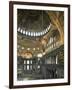 Interior of Santa Sofia (Hagia Sophia) (Aya Sofya), Unesco World Heritage Site, Istanbul, Turkey-Adam Woolfitt-Framed Photographic Print