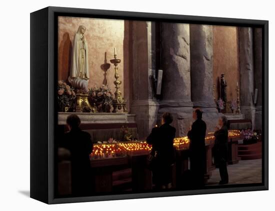 Interior of Sao Domingo Church, Lisbon, Portugal-Michele Molinari-Framed Stretched Canvas