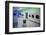 Interior of self-service laundry, Darmstadt, Hesse, Germany-null-Framed Photographic Print