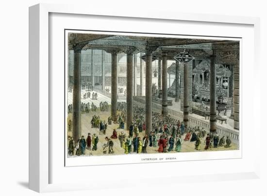 Interior of Sheba, Japan-null-Framed Giclee Print