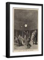 Interior of Signor Perini's New Planetarium-null-Framed Giclee Print