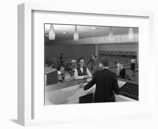 Interior of Silver Blades Ice Rink and Bowling Alley, Sheffield, South Yorkshire, 1965-Michael Walters-Framed Photographic Print