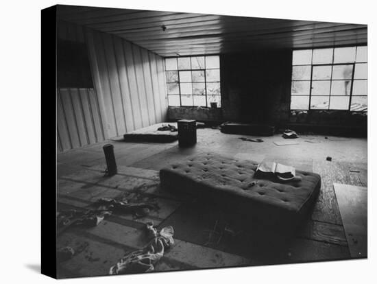 Interior of Spahn Ranch Where Charles Manson "Hippie Family" Lived-Ralph Crane-Stretched Canvas