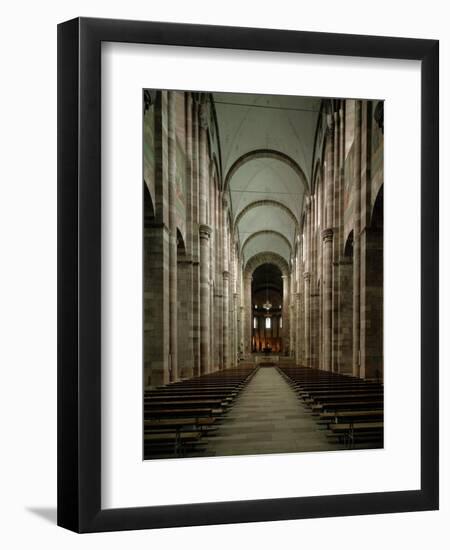 Interior of Speyer Cathedral-null-Framed Premium Giclee Print