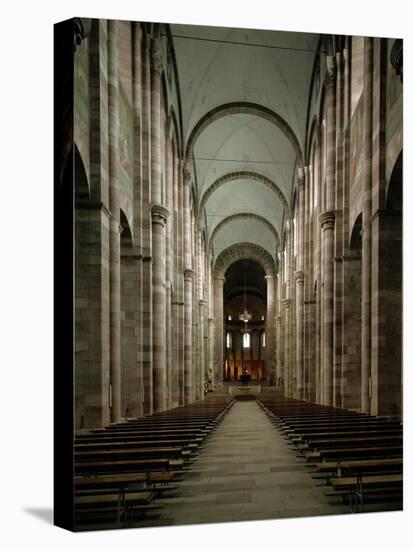 Interior of Speyer Cathedral-null-Stretched Canvas